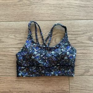 RARE lululemon multi floral burst bra